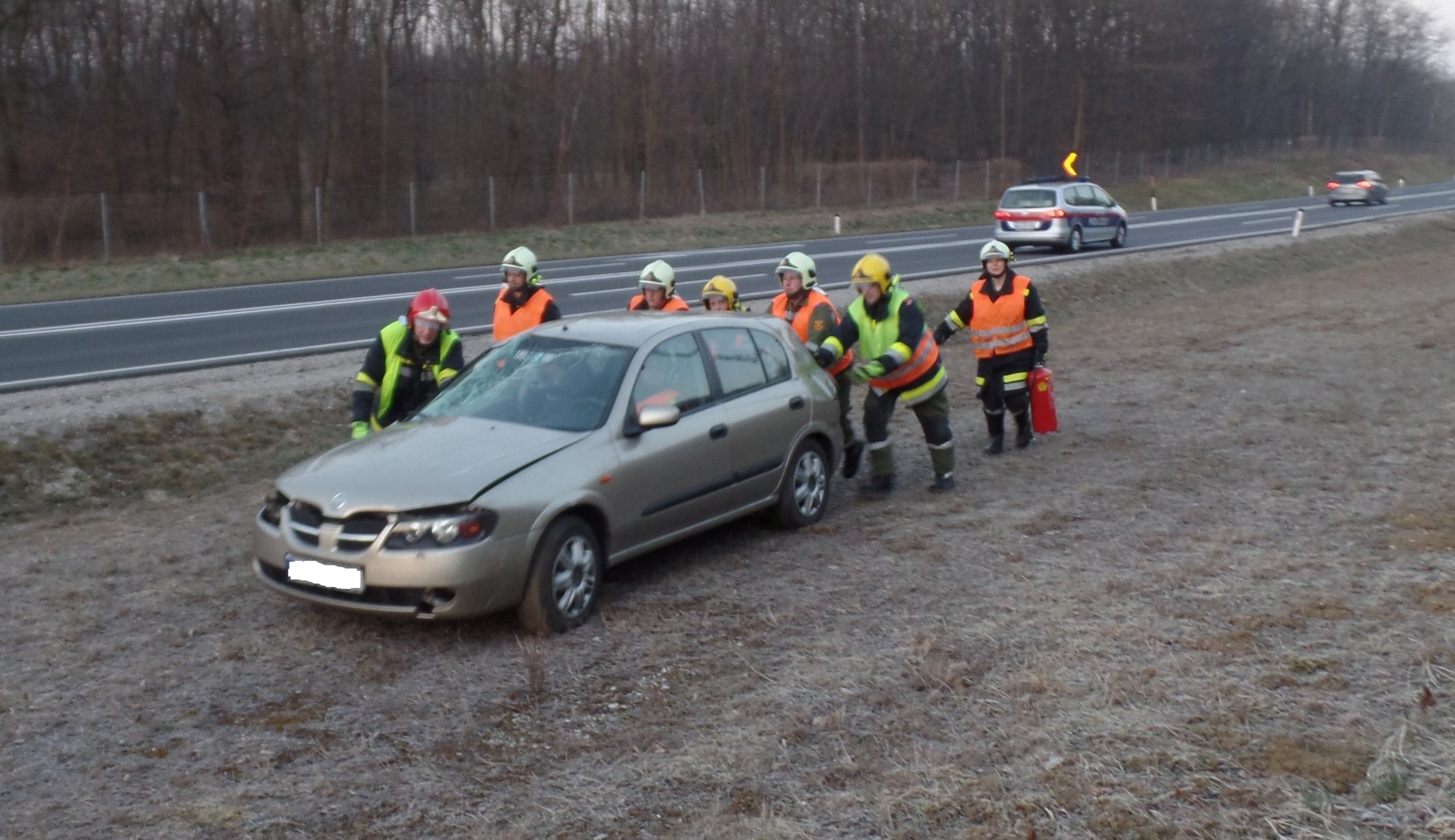 Fahrzeugbergung auf der S4 (20.03.2015)