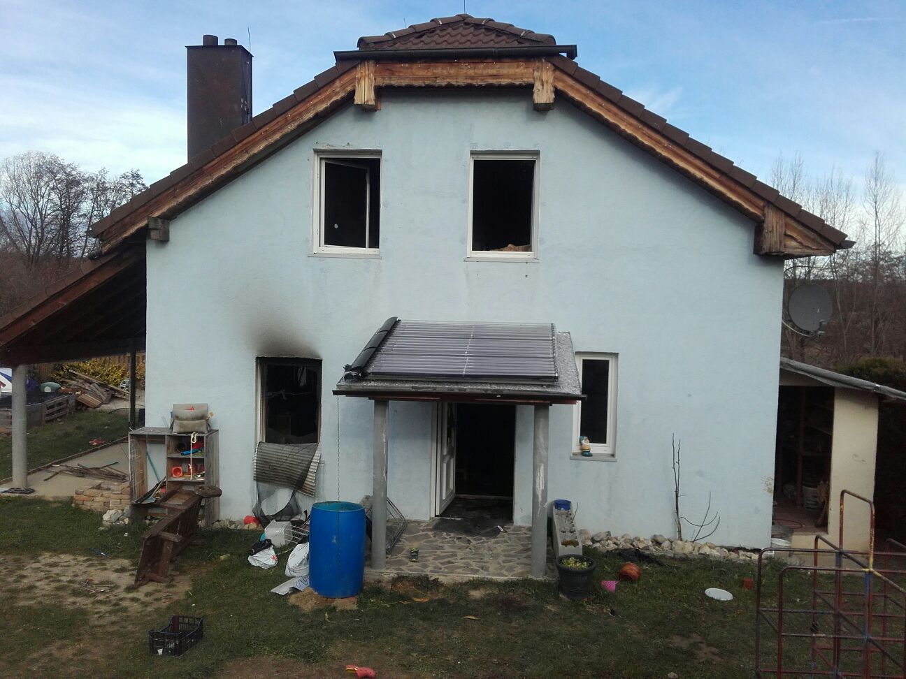 Wohnhausbrand am Keltenberg (01.12.2015)